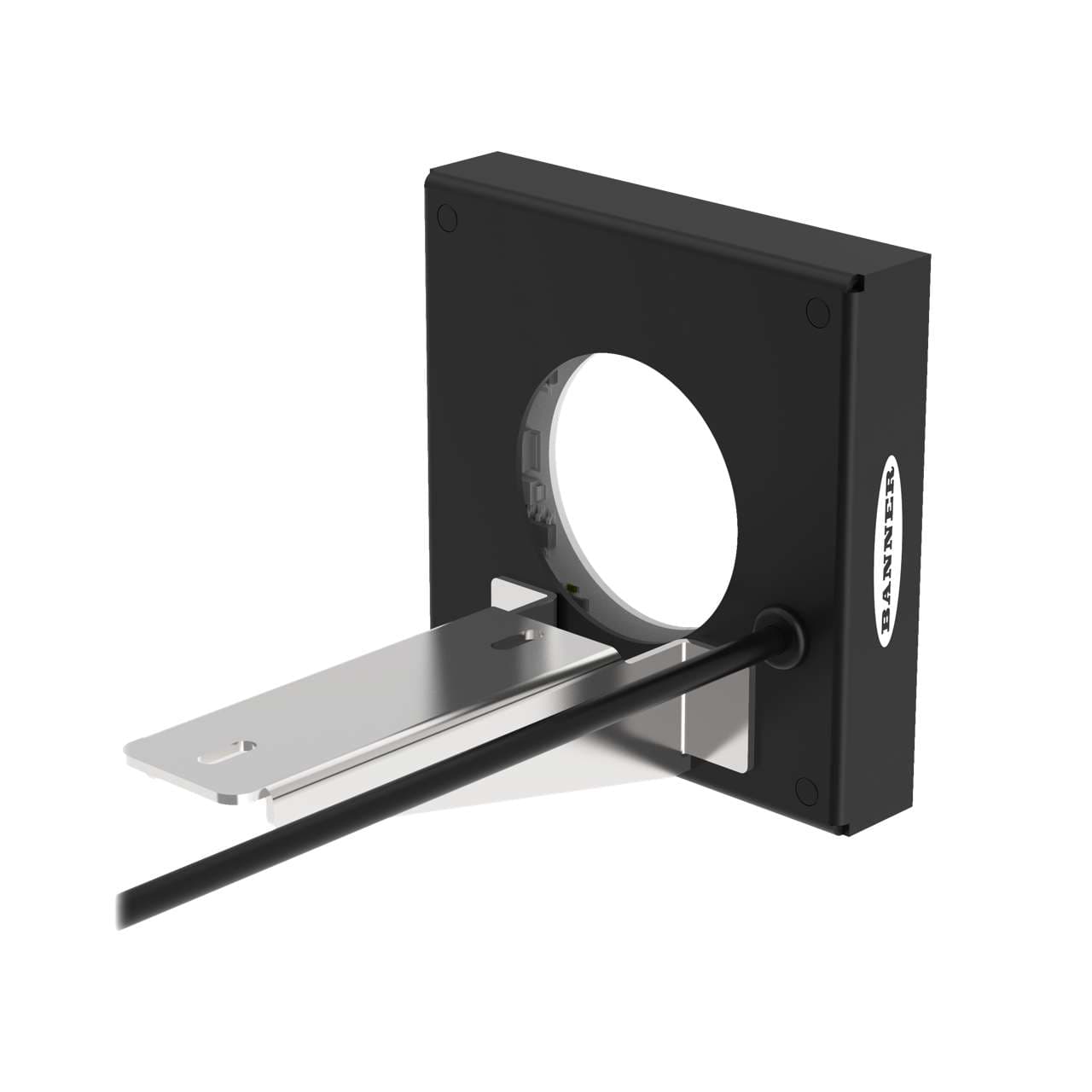 Banner LEDBR80X80M PresencePLUS 80 x 80 mm Ring Light; Visible Blue LED 24 V dc; 0.3 m (1 ft) 3-pin male M8 Pigtail QD; Connects to P4 LEDBR80X80M on Powermatic Associates