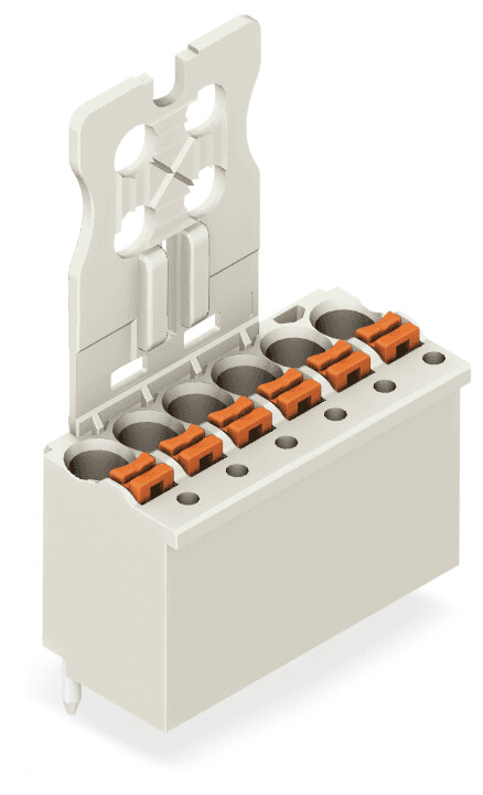 WAGO 2091-1153/000-1000 2091-1153/000-1000 WAGO - 1-conductor THT female connector straight; push-button; Push-in CAGE CLAMP®; 1.5 mm²; Pin spacing 3.5 mm; 3-pole; 1.0 mm Ø solder pin; Gripping plate; direct marking; 1,50 mm²; light gray 2091-1153/000-1000 on Powermatic Associates