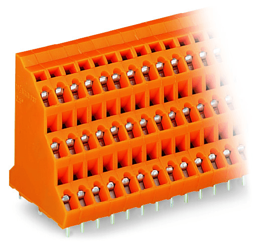 WAGO 737-312 737-312 WAGO - Triple-deck PCB terminal block; 2.5 mm²; Pin spacing 5.08 mm; 36-pole; CAGE CLAMP®; 2,50 mm²; orange 737-312 on Powermatic Associates