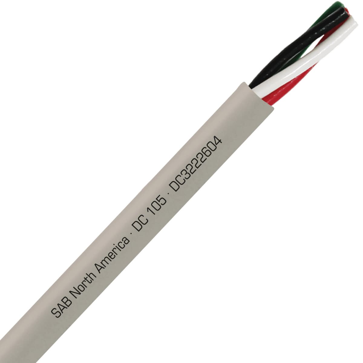 SAB DC3222604 DC 105 - 26 AWG/4c, flexible oil resistant data cable, UL, CSA, CE, RoHS DC3222604 on Powermatic Associates