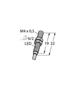 Turck BI1-EG04-AN6X BI1-EG04-AN6X Turck - BI1-EG04-AN6X Inductive Sensor BI1-EG04-AN6X on Powermatic Associates