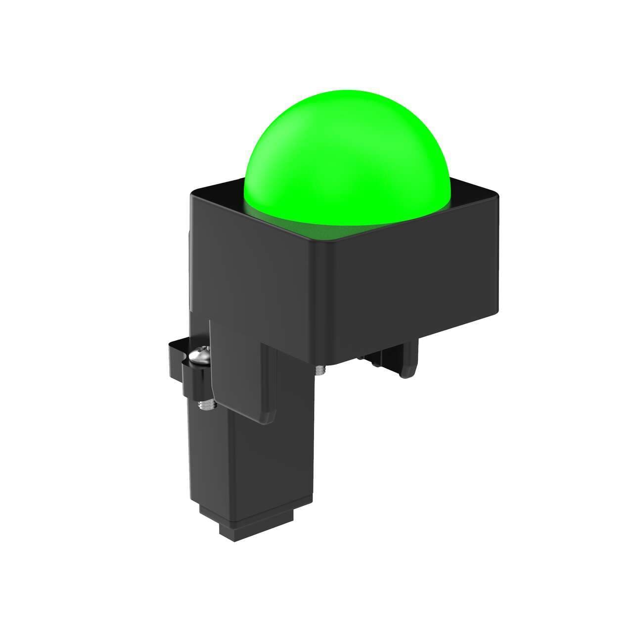 Banner EZLSA-K30LGR K30 EZ-LIGHT for end-mounting to SLLCRxx Cascade EZ-SCREEN LS; Green (OSSDs ON), Red (OSSDs OFF), and Red Flashing (Receiver lockout, OSSDs OFF); End-mount to receiver via cascade RD connector and two Phillips screws EZLSA-K30LGR on Powermatic Associates