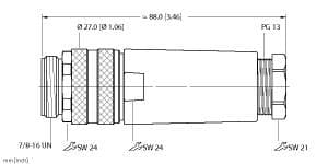 Turck BS 4151-0/13.5 BS 4151-0/13.5 Turck - BS 4151-0/13.5 BS 4151-0/13.5 on Powermatic Associates
