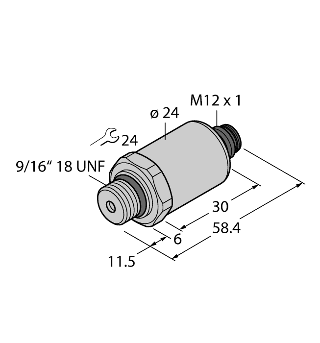 Turck PT7500PSIG-2021-U6-H1143/X PT7500PSIG-2021-U6-H1143/X Turck - PT7500PSIG-2021-U6-H1143/X Pressure Transmitter, Ratiometric Output (3-Wire) PT7500PSIG-2021-U6-H1143/X on Powermatic Associates