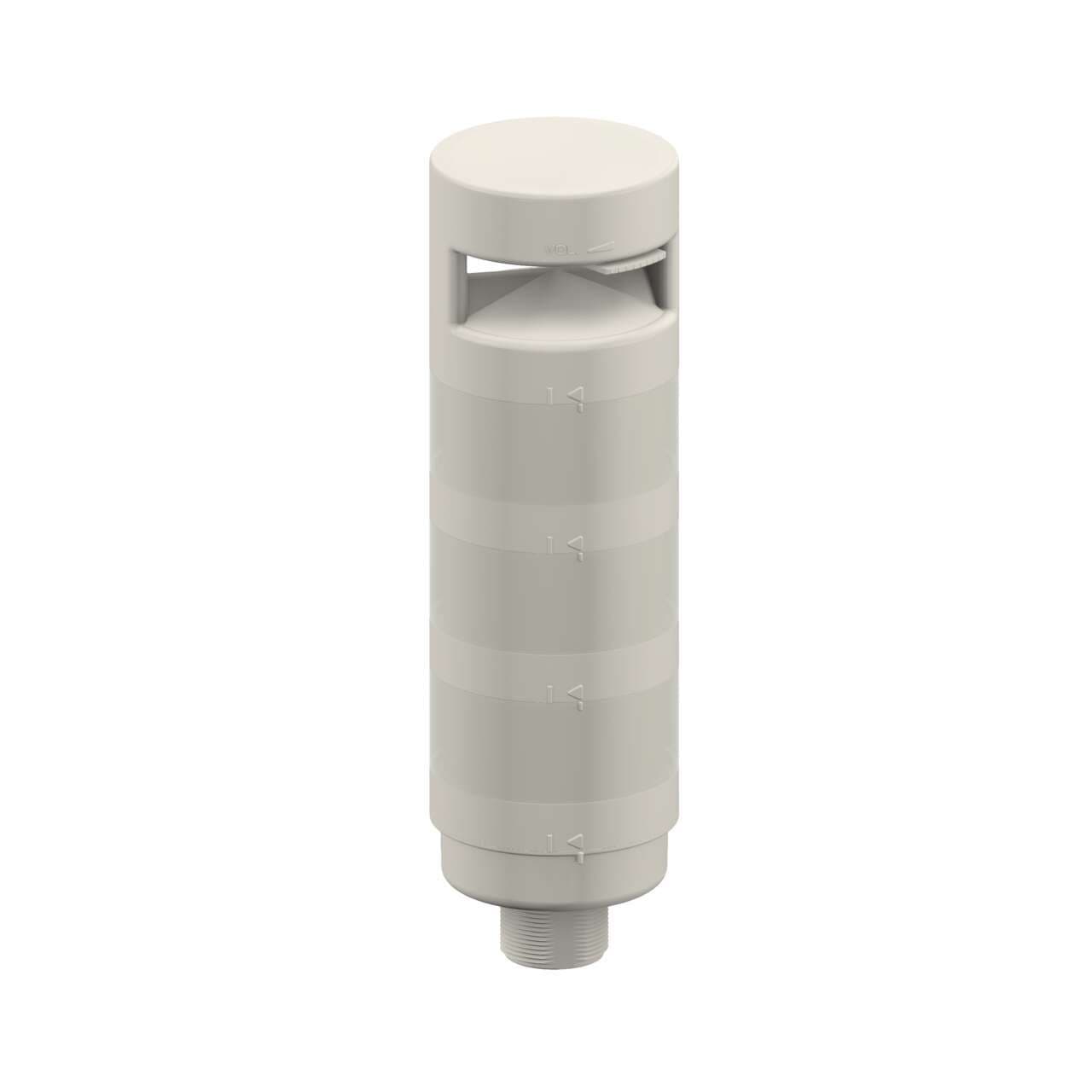 Banner TL70GYRALT TL70 Tower Light; Black Housing: 3-Color Loud Audible Indicator; Voltage: 12-30 V dc; Environmental Rating: IP65; Input: Bimodal; Colors: Green Yellow Red; 8 Screw Terminal Wiring TL70GYRALT on Powermatic Associates