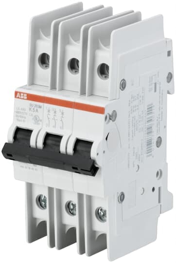 ABB Control SU203M-K1.6 SU203M-K1.6 ABB Control - UL489 MCB 3P K 1.6A 480/277 SU203M-K1.6 on Powermatic Associates