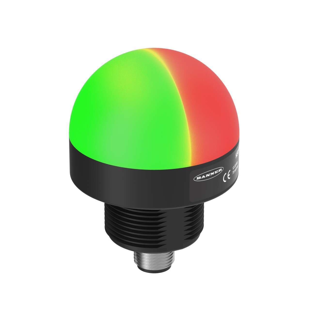 Banner K50L2RGBKQ K50 Pro with IO-Link Series: RGB Indicator; Voltage: 18 - 30 V dc; Housing: Polycarbonate; IP66 IP67 IP69K; Colors: Multicolor; 4-pin M12 Integral QD K50L2RGBKQ on Powermatic Associates
