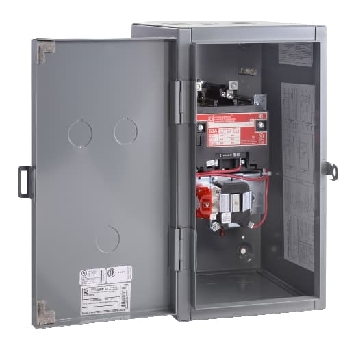 Schneider Electric 8903SPG1V03 Contactor, Type S, multipole lighting, electrically held, 60A, 2 pole, 220/240 VAC 50/60 Hz coil, NEMA 1 8903SPG1V03 on Powermatic Associates