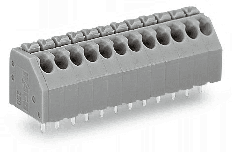 WAGO 250-115 250-115 WAGO - PCB terminal block; push-button; 1.5 mm²; Pin spacing 3.5 mm; 15-pole; Push-in CAGE CLAMP®; 1,50 mm²; gray 250-115 on Powermatic Associates
