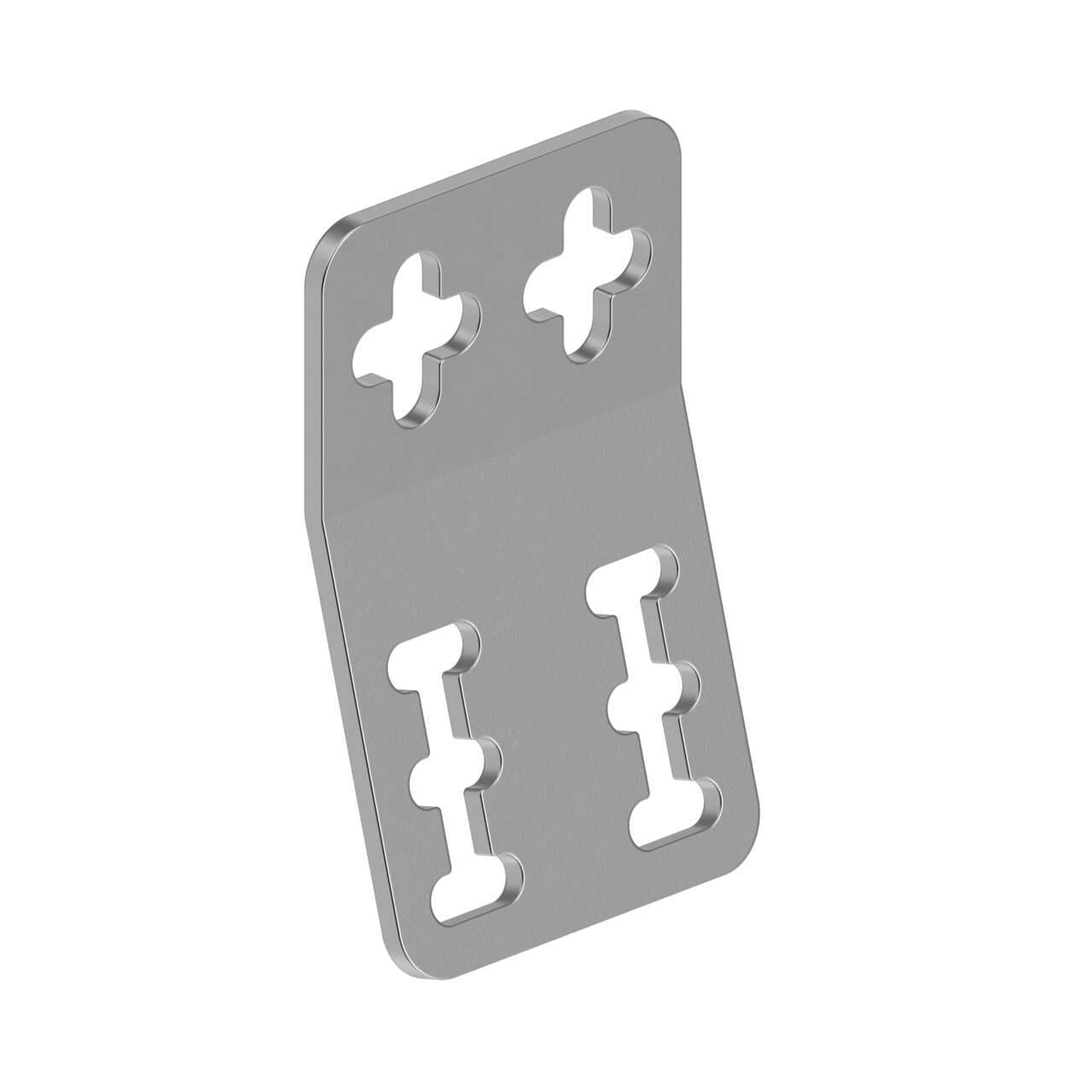 Banner SMB55A Banner SMB55A - Bracket: 15 Degree Offset; 12-gauge stainless steel 15 degree offset bracket; Used with R55 Color Mark sensors SMB55A on Powermatic Associates