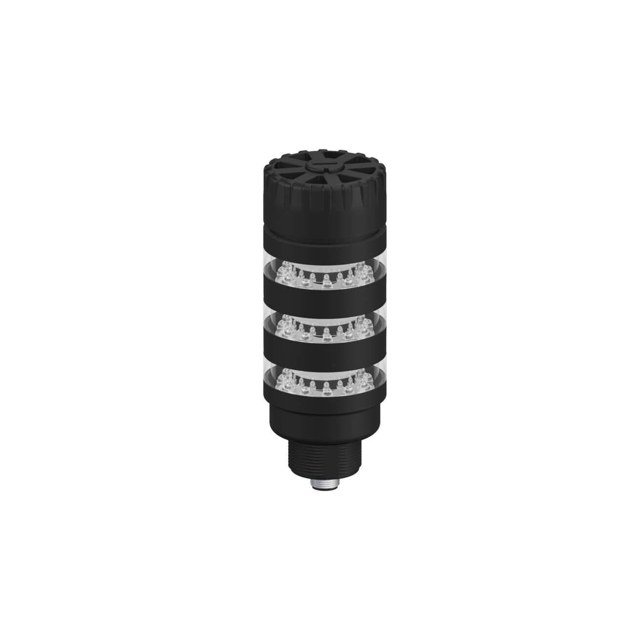 Banner TL50BLGYR2AQ TL50BL Tower Light: 3-Color Audible Indicator; Voltage: 12-30 V dc or 24 V ac; Environmental Rating: IP50; Input: Bimodal; Colors: Green steady Yellow steady Red flash; 5-pin M12 Integral QD TL50BLGYR2AQ on Powermatic Associates