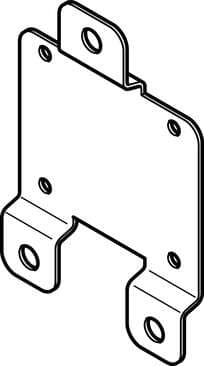 Festo 8036909 wall mounting SAMH-FW-W Materials note: Conforms to RoHS, Material information: High alloy steel, non-corrosive, Corrosion resistance classification CRC: 3 - High corrosion stress 8036909 on Powermatic Associates