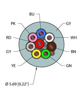 GRY,PVC,8X24,S-DF,AWM