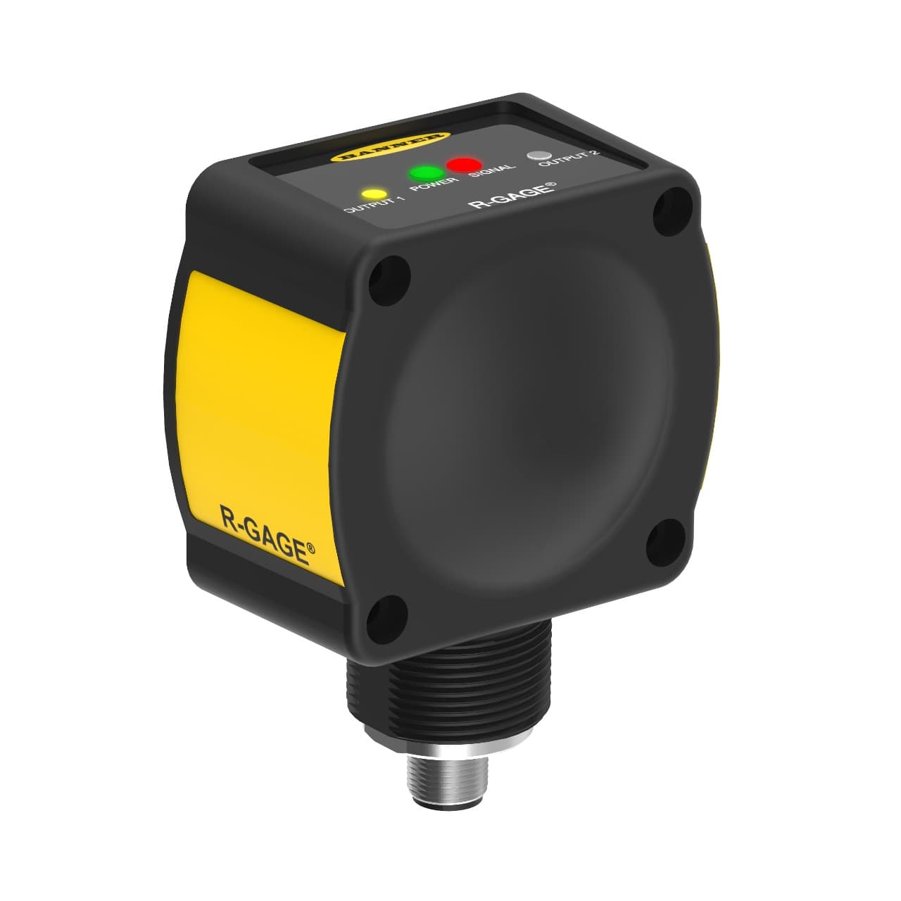 Banner QT50R-TW-RHQ Collision-avoidance retro-reflective radar sensor with time-of-flight system - Banner Engineering (R-GAGE series - QT50R-RH) - Part #93457 - Sensing range 0...12m - 1 x digital output (PNP/NPN transistor) (NO (Normally Open)/NC (Normally Closed) function) QT50R-TW-RHQ on Powermatic Associates
