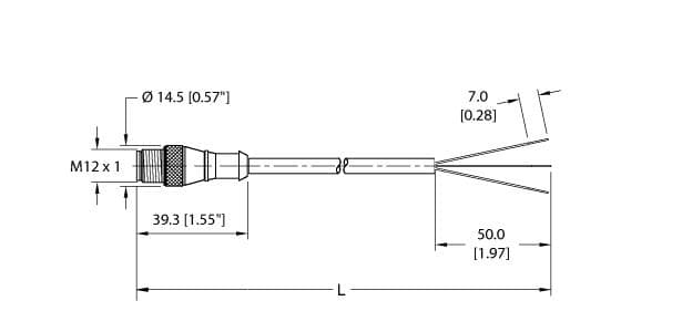 Turck RS 4T-4 RS 4T-4 Turck - RS 4T-4 Actuator and Sensor Cordset, Connection Cable RS 4T-4 on Powermatic Associates