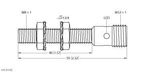 Turck BI2-EG08-AP6X-H1341 BI2-EG08-AP6X-H1341 Turck - BI2-EG08-AP6X-H1341 Inductive Sensor, With Increased Switching Distance BI2-EG08-AP6X-H1341 on Powermatic Associates