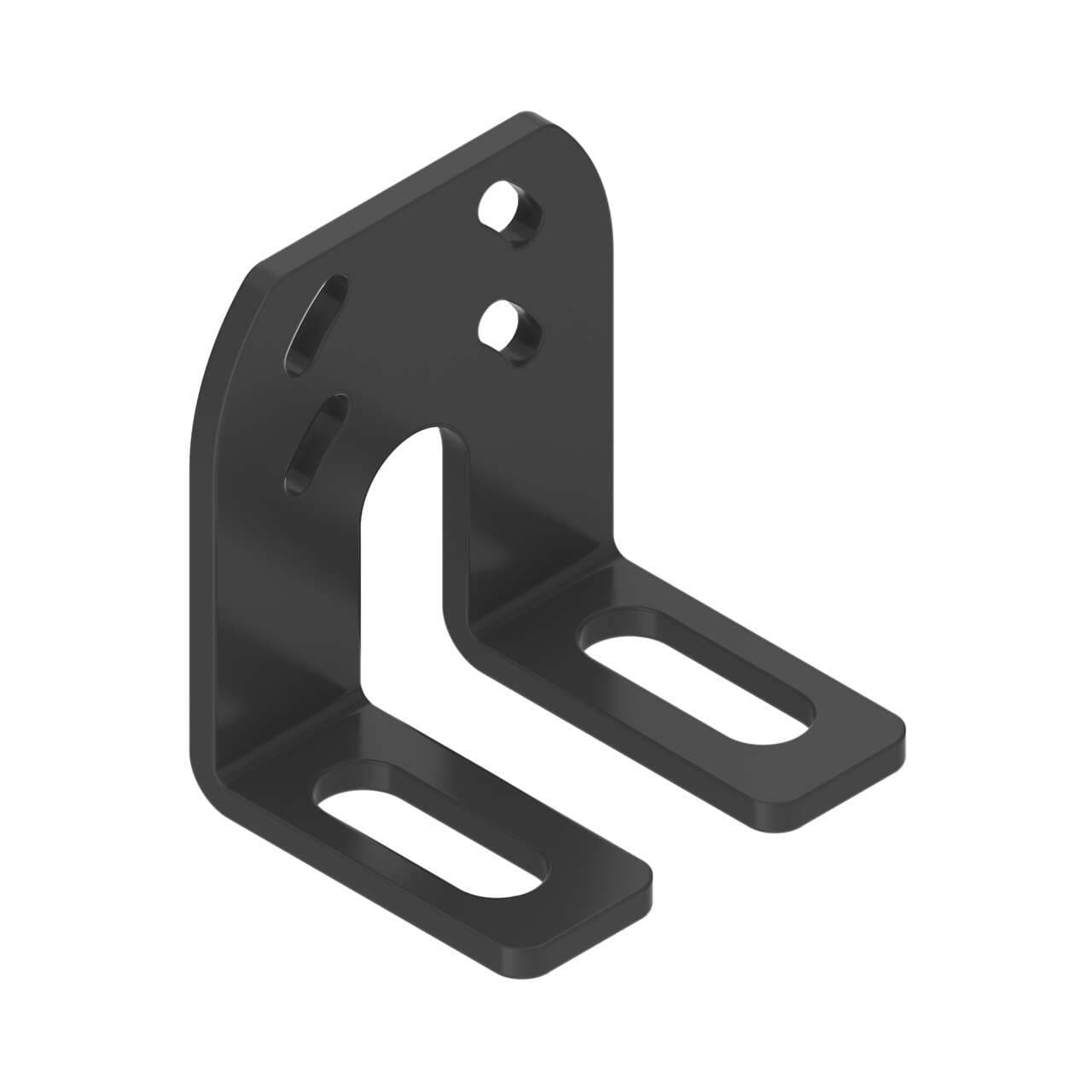 Banner SLC4A-MBK-10 SLC4, Accessory Bracket: End Mount; Includes Four Brackets and Hardware; Rotation: +/- 20 degrees; 14 Gauge (1.9 mm) Steel, Black Zinc-Plated (or Black E-Coat) SLC4A-MBK-10 on Powermatic Associates