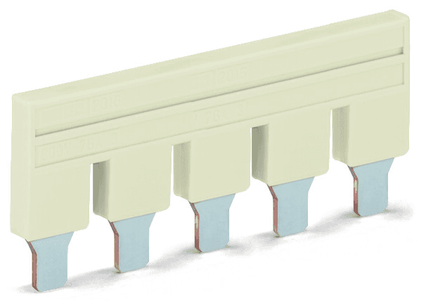 WAGO 2016-405 2016-405 WAGO - TOPJOB®S jumper; for 2016 series; insulated; 5-way; light-gray 2016-405 on Powermatic Associates