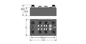 Turck BLCDP-4M12MT-8XSG-PD BLCDP-4M12MT-8XSG-PD Turck - BLCDP-4M12MT-8XSG-PD BL compact™ fieldbus station for PROFIBUS-DP, 8 Configurable Digital PNP Channels BLCDP-4M12MT-8XSG-PD on Powermatic Associates