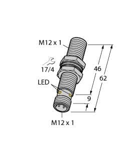 Turck BI3U-M12E-AN6X-H1141 BI3U-M12E-AN6X-H1141 Turck - BI3U-M12E-AN6X-H1141 Inductive Sensor BI3U-M12E-AN6X-H1141 on Powermatic Associates