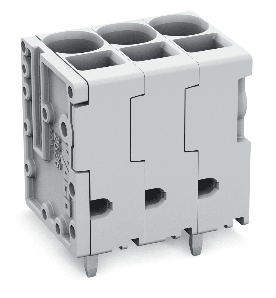 WAGO 2626-3102 2626-3102 WAGO - PCB terminal block; Pin spacing 7.5 mm; double pinning; 2-pole; Push-in CAGE CLAMP®; gray 2626-3102 on Powermatic Associates