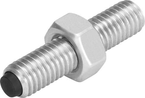 Festo 564299 stroke reduction HGRT-HR-32 For setting the opening angle. Suitable for radial gripper HGRT. Size: 32, Adjustable end-position range/length: 35 mm, Cushioning: P: Flexible cushioning rings/plates at both ends, Assembly position: Any, Corrosion resistance  564299 on Powermatic Associates