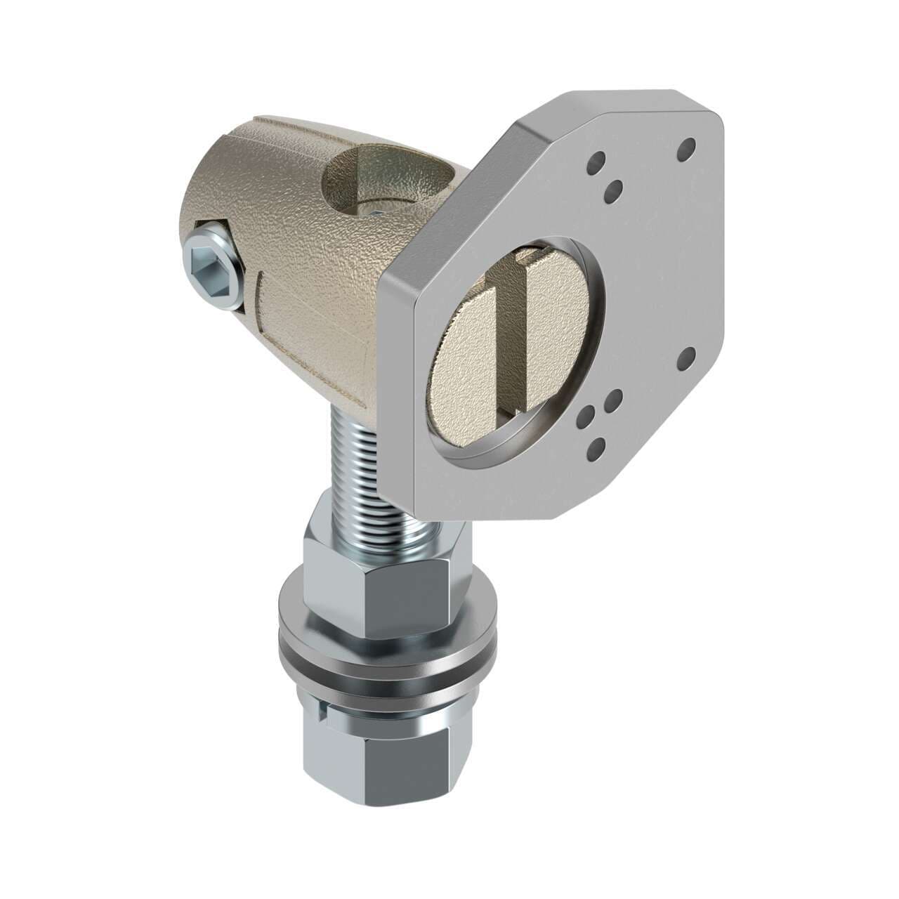 Banner SMBQ4XFA-SS Bracket: Kit for 12 mm (1/2 in); Rod Bracket Systems for: Q4X, QS18, QS30; Includes 3/8-16 x 2 in Socket Head Cap Screw (SHCS); Stainless Steel Components SMBQ4XFA-SS on Powermatic Associates