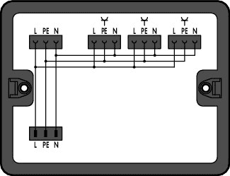 WAGO 899-631/476-000 899-631/476-000 WAGO - Distribution box; Single-phase current (230 V); 1 input; 4 outputs; Cod. A; MIDI 899-631/476-000 on Powermatic Associates