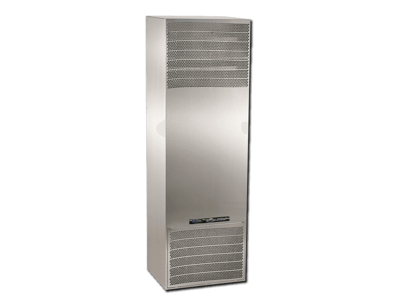 Saginaw Control SCE-AC10200B460V3SS Conditioner, Air - 10200 BTU/Hr. 460 Volt, Height:61.02", Width:18.00", Depth:13.98", #4 brushed finish 304 Stainless Steel Cover and Frame SCE-AC10200B460V3SS on Powermatic Associates