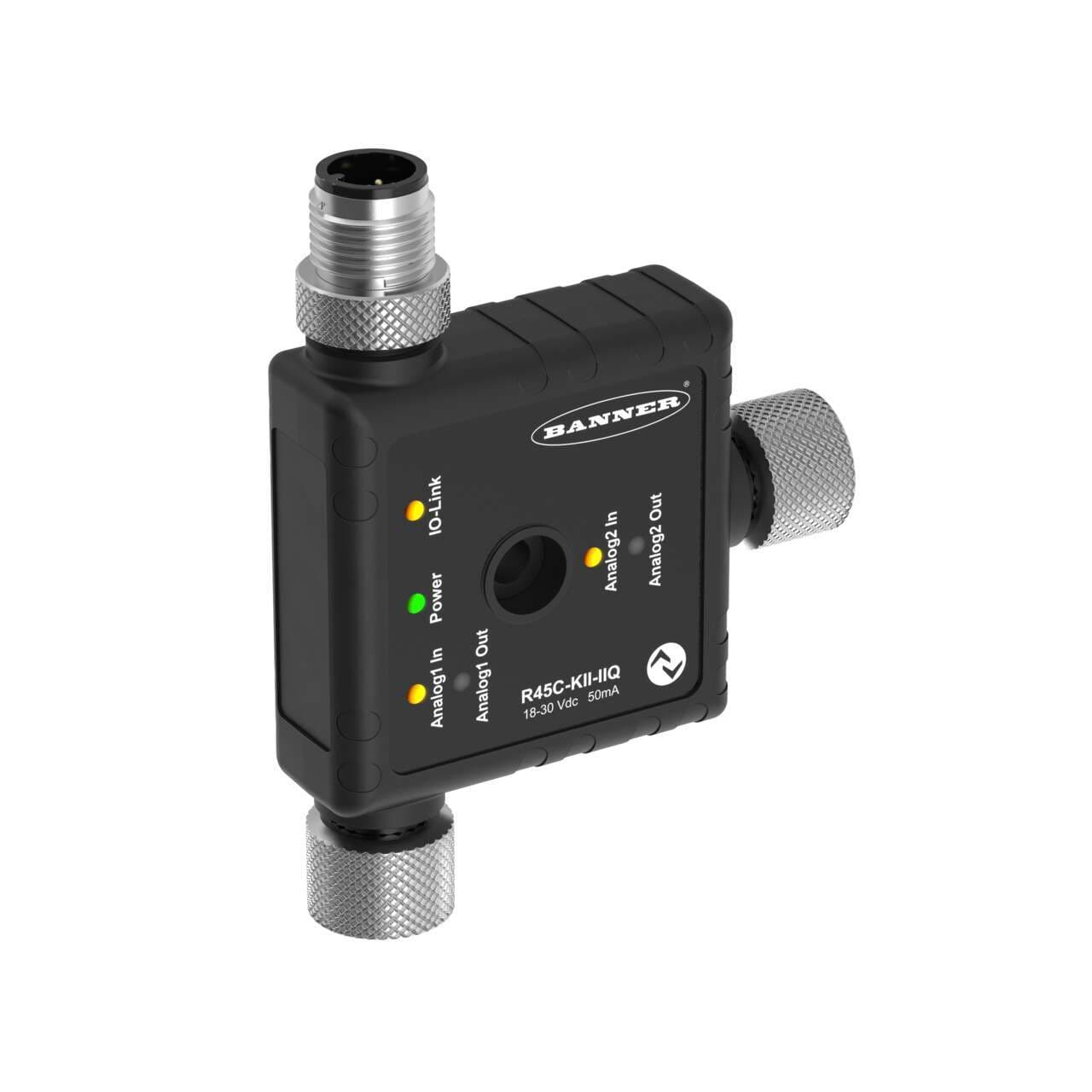 Banner R45C-KII-IIQ Banner R45C-KII-IIQ - R45C Series Converter; Dual Analog Current In and Out; IO-Link Communications; 4-pin M12 Integral QD R45C-KII-IIQ on Powermatic Associates