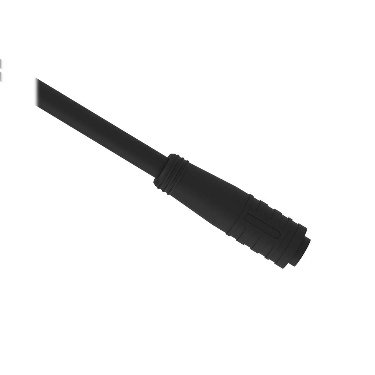 Banner PKG4S-2 Cordset: Single Ended M8; 4-pin Straight Female; 2 m (6.56 ft) 4x26 Shielded Black PVC Jacket PKG4S-2 on Powermatic Associates