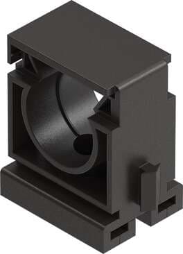 Festo 192288 retaining clip MKRS-12-B To hold flexible conduits with fitted covers. Materials note: Free of copper and PTFE 192288 on Powermatic Associates