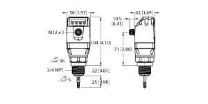 Turck LS-534-0000-LIU24PN8X-H1181 LS-534-0000-LIU24PN8X-H1181 Turck - LS-534-0000-LIU24PN8X-H1181 Level Sensor, With Analog Output and 4 × Switching Outputs LS-534-0000-LIU24PN8X-H1181 on Powermatic Associates