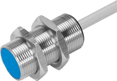 Festo 150420 proximity sensor SIEN-M18B-NO-K-L Inductive, with standard switching distance. Conforms to standard: EN 60947-5-2, Authorisation: (* RCM Mark, * c UL us - Listed (OL)), CE mark (see declaration of conformity): to EU directive for EMC, Materials note: (* F 150420 on Powermatic Associates