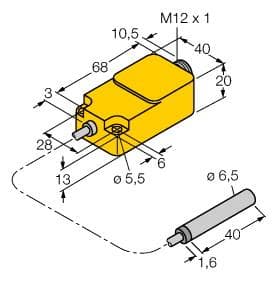 Turck BI1.5-EH6.5-0.2-Q20-2LU-H1141/S950 BI1.5-EH6.5-0.2-Q20-2LU-H1141/S950 Turck - BI1.5-EH6.5-0.2-Q20-2LU-H1141/S950 Inductive Sensor, For Material Recognition BI1.5-EH6.5-0.2-Q20-2LU-H1141/S950 on Powermatic Associates