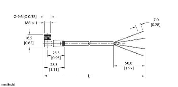 Turck PKW3M-5/S90/S618 PKW3M-5/S90/S618 Turck - PKW3M-5/S90/S618 Actuator and Sensor Cordset, Connection Cable PKW3M-5/S90/S618 on Powermatic Associates