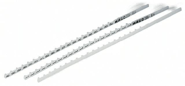 WAGO 209-808 WAGO 209-808 - Marker tags; MARKED; 8; not stretchable; Horizontal marking; snap-on type; white 209-808 on Powermatic Associates