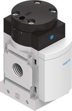 Festo 529531 soft-start valve MS4-DL-1/4 Pneumatic, for gradual pressure build-up, direction of flow: from left to right. Exhaust-air function: throttleable, Type of actuation: pneumatic, Assembly position: Any, Manual override: None, Design structure: Piston seat 529531 on Powermatic Associates