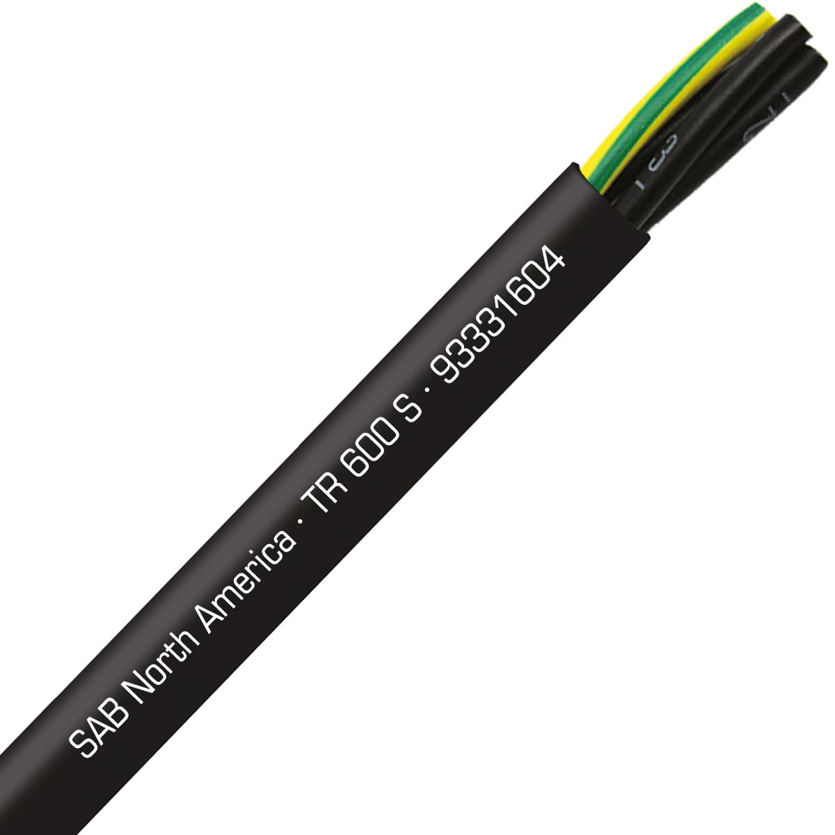 SAB 93331604 TR 600 S - 16 AWG/4c,  oil resistant flexible exposed run tray cable, UL, CSA, WTTC, NFPA 79, CE RoHS 93331604 on Powermatic Associates