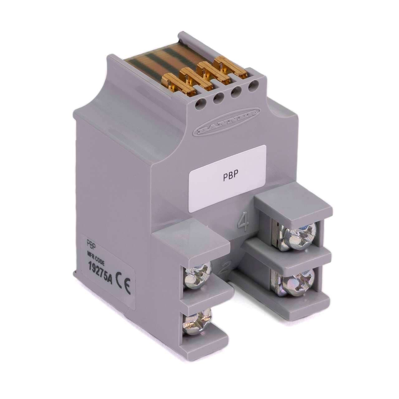 Banner PBT MULTI-BEAM: 3 & 4-Wire Power Block; Range: depends on sensor; Input: 10-30 V dc; Output: One open-collector NPN transistor; Wiring Chamber PBT on Powermatic Associates