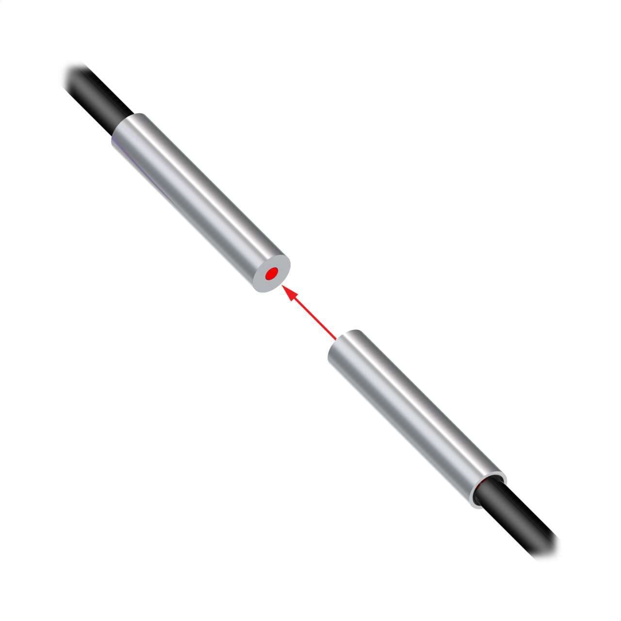 Banner PIF46U Plastic Fiber, Opposed Mode; Core Dia.: 1 mm; Fiber Length 2 m; Ferrule; Free cut PIF46U on Powermatic Associates