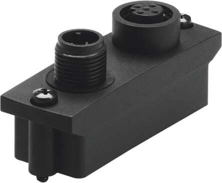 Festo 533118 bus connection FBA-2-M12-5POL-RK For PROFIBUS, 2 each M12, reverse key Product weight: 80 g, Fieldbus interface: Socket and plug, M12x1, 5-pin, B-coded, Protection class: (* IP65, * to IEC 60529), Ambient temperature: 0 - 50 °C, Storage temperature: -20 533118 on Powermatic Associates