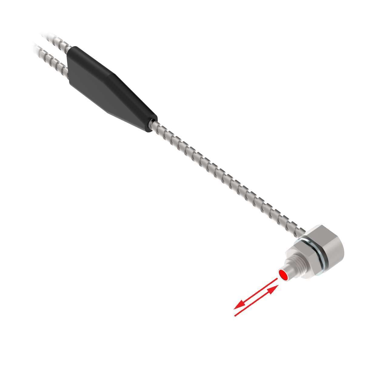 Banner BAT63ST5TA-VL Glass Fiber; Bifurcated 0.06 in Bundle; M6 Threaded Right-Angle Tip; Stainless Sheathing 1 m Long; Terminated For Plastic Fiber Sensors; Vantage Line BAT63ST5TA-VL on Powermatic Associates