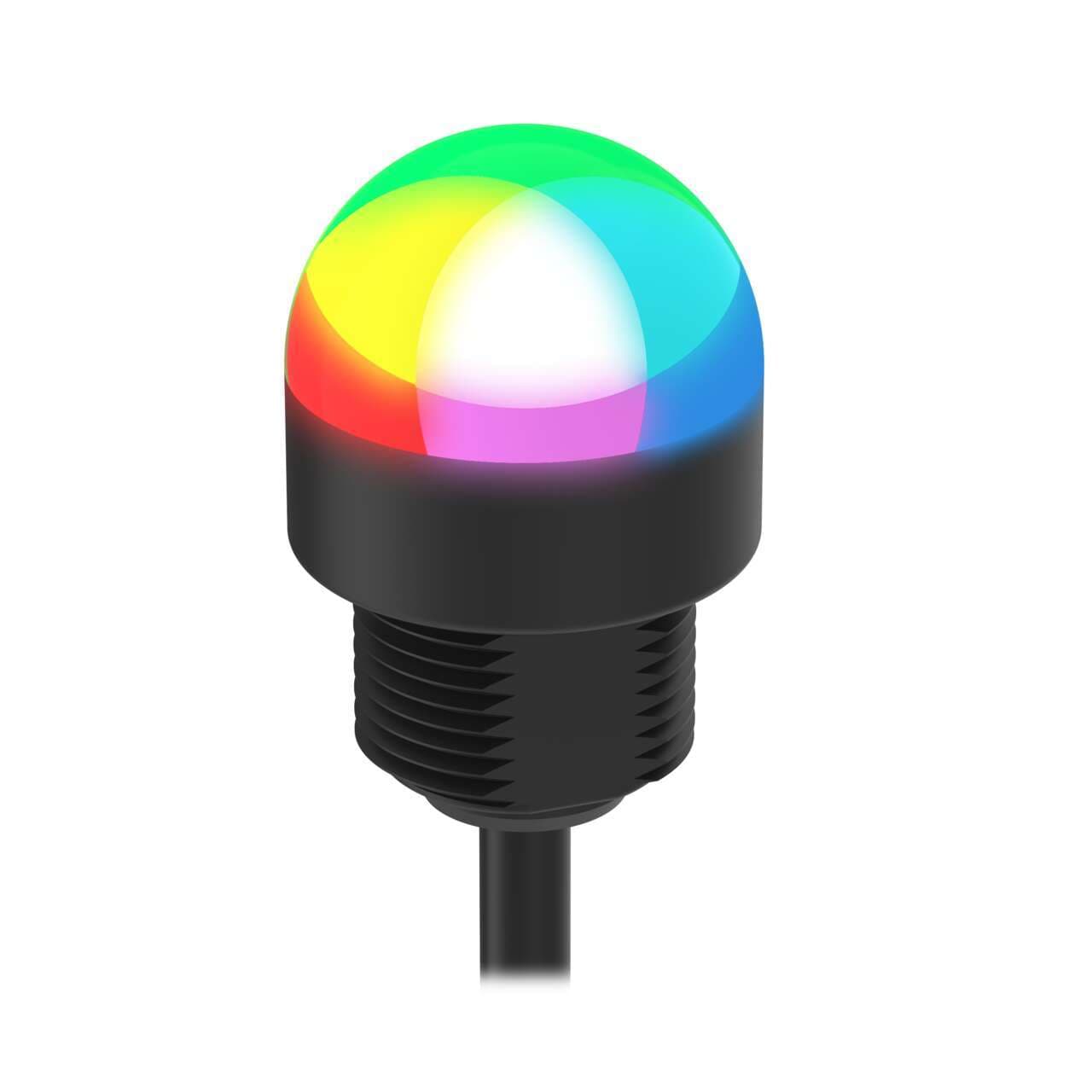Banner K30L2RGB7 K30 Series EZ-LIGHT: K30L2 7-color RGB Indicator; Voltage: 10-30 V dc; Housing: Polycarbonate; IP67 IP69K; Input: Bimodal; Colors: Multicolor; 2 m (6.5 ft) Integral Cable K30L2RGB7 on Powermatic Associates