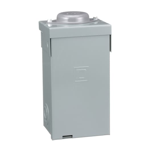 Schneider Electric QO24L70RB Square D by Schneider Electric QO24L70RB is a load center designed for surface mounting with a rated current of 70A. It features a connection type of lugs and dimensions of H238mm x W124mm (H9.37" x W4.88"), accommodating 2 spaces. This load center is protected by a NEMA 3R rated welded galvannealed steel enclosure and includes a tin-plated aluminum busbar. It is compatible with a single-phase (1PH-3W) network and operates at a rated voltage of 120Vac/240Vac. The QO24L70RB can support up to 4 single pole circuits and 2 tandem breakers. It is designed for use with cross-sections ranging from 12AWG to 2AWG for both aluminum and copper lugs, and it has a short circuit breaking rating of 10kA. QO24L70RB on Powermatic Associates
