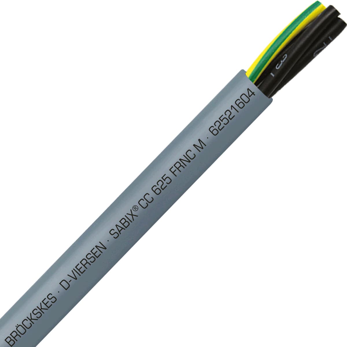 SAB 62521604 SABIX CC 625 FRNC M - 16 AWG/4c, halogen-free flame retardant flexible control cable, UL, CSA, CE, RoHS 62521604 on Powermatic Associates