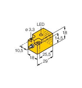 Turck NI5-Q18-AN6X NI5-Q18-AN6X Turck - NI5-Q18-AN6X Inductive Sensor NI5-Q18-AN6X on Powermatic Associates
