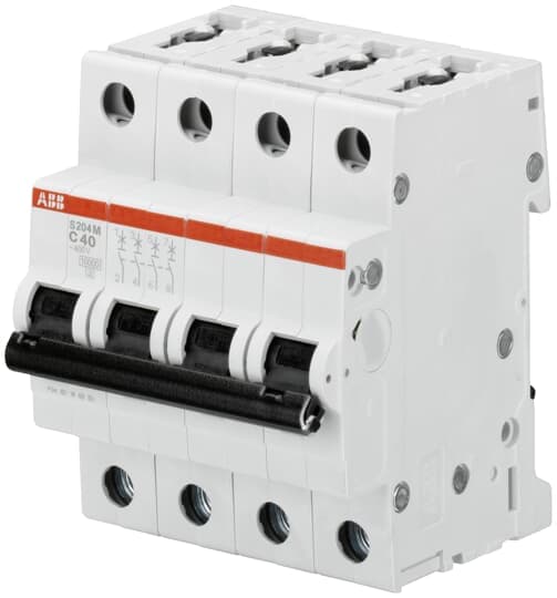 ABB Control S204MUC-K4 MCB S200MUC 4P K 4A AC/DC S204MUC-K4 on Powermatic Associates
