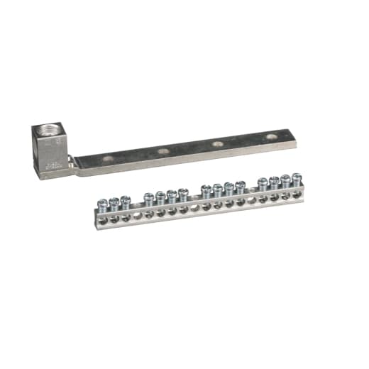 Schneider Electric PK15GTAL Square D by Schneider Electric PK15GTAL is a grounding part designed to offer grounding solutions with options. It serves as a ground bar, compatible with specific electrical panels and enclosures for secure and organized grounding connections. PK15GTAL on Powermatic Associates