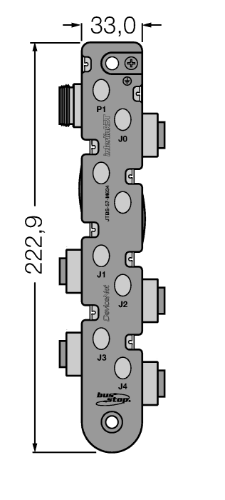 Turck JTBS-57-M434 DeviceNet™ Passive Junction Box JTBS-57-M434 on Powermatic Associates